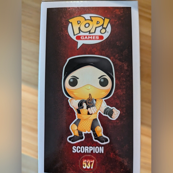 Funko Pop RARE Mortal Kombat Gold Scorpion #537 Exclusive Final Kombat Edition - Picture 3 of 3
